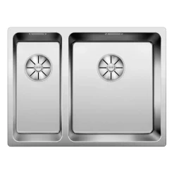 Blanco Andano 1.5 Bowl Undermount Satin Polish Stainless Steel Kitchen Sink & Waste - 585 x 440mm
