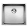 Blanco Andano 1 Bowl Undermount Satin Polish Stainless Steel Kitchen Sink & Waste - 440 x 440mm