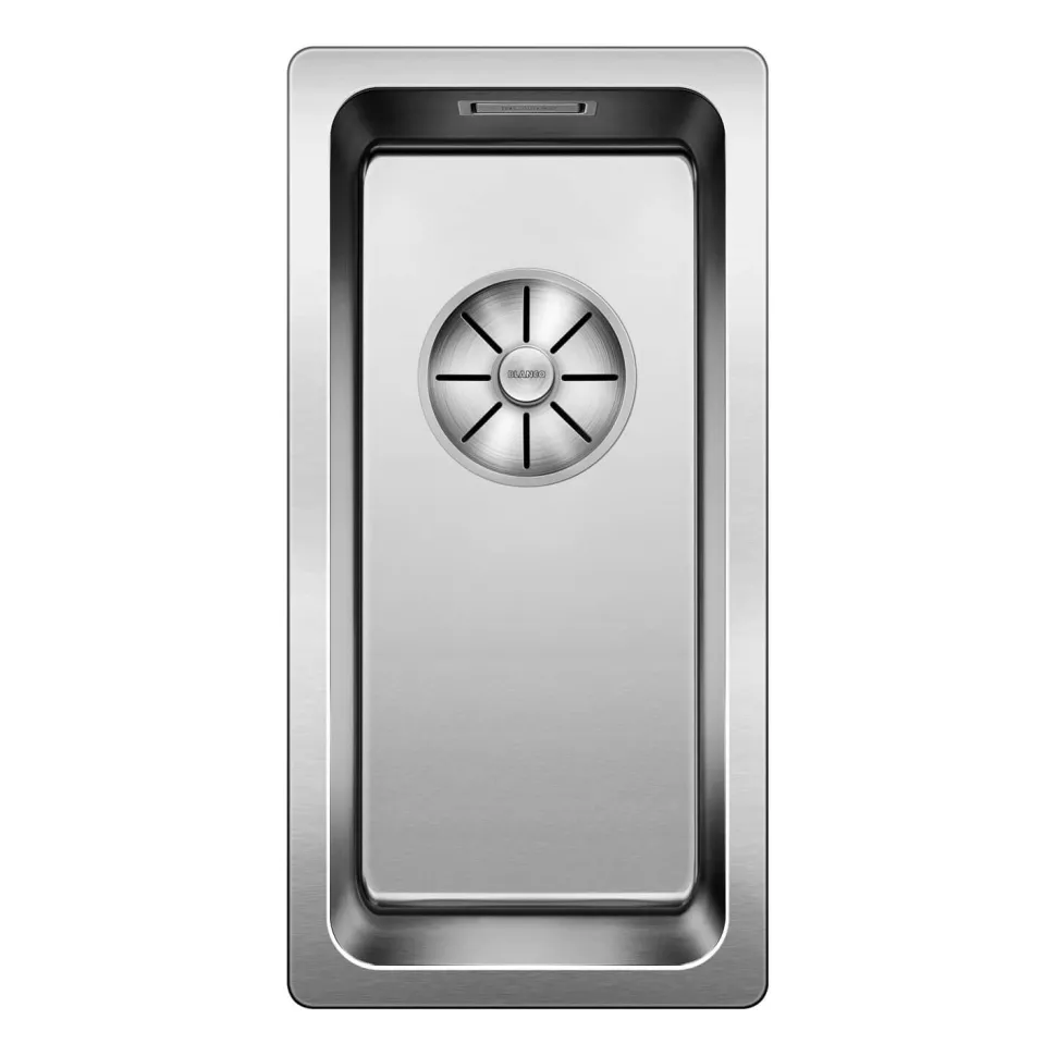 Blanco Andano 0.5 Bowl Undermount Satin Polish Stainless Steel Kitchen Sink & Waste - 220 x 440mm