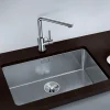 Blanco Andano Extra Large 1 Bowl Undermount Satin Polish Stainless Steel Kitchen Sink & Waste - 745 x 440mm