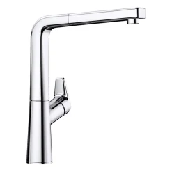 Blanco Avona-S Single Lever Chrome Mono Pull Out Kitchen Mixer Tap