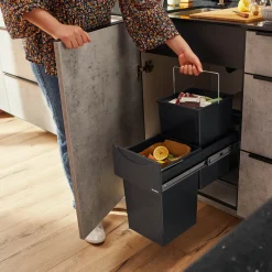 Blanco Botton Pro 30 litre 2 Container Waste Organiser for 300mm Kitchen Cabinets