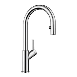 Blanco Carena-S Vario Single Lever Chrome Pull Out Kitchen Mixer Tap with Dual Spray