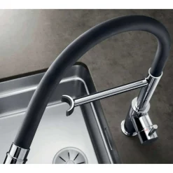 Blanco Catris-S Flexo Single Lever Pull Out Kitchen Mixer Tap with Dual Spray
