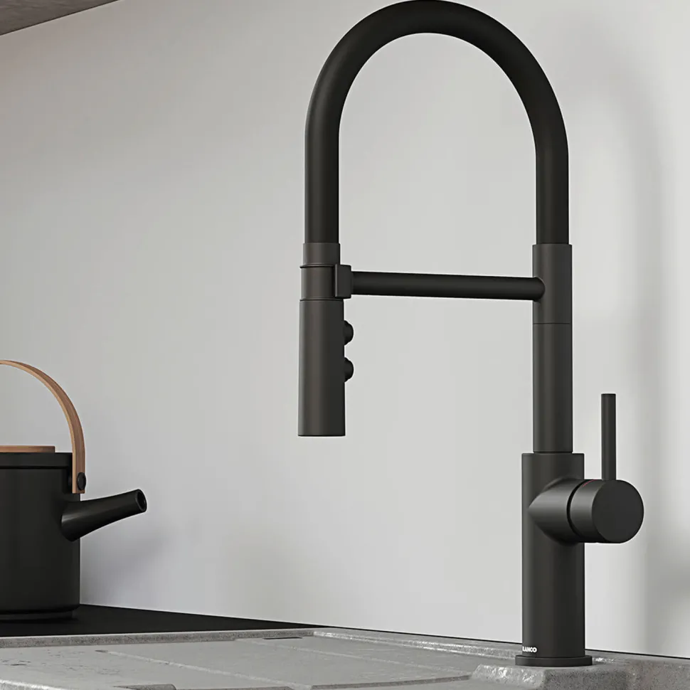 Blanco Catris-S Flexo Single Lever Pull Out Kitchen Mixer Tap with Dual Spray
