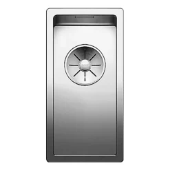 Blanco Claron 0.5 Bowl Undermount Satin Polish Stainless Steel Kitchen Sink & Waste - 220 x 440mm
