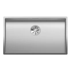 Blanco Claron Extra Large 1 Bowl Undermount Durinox Stainless Steel Kitchen Sink & Waste - 740 x 440mm