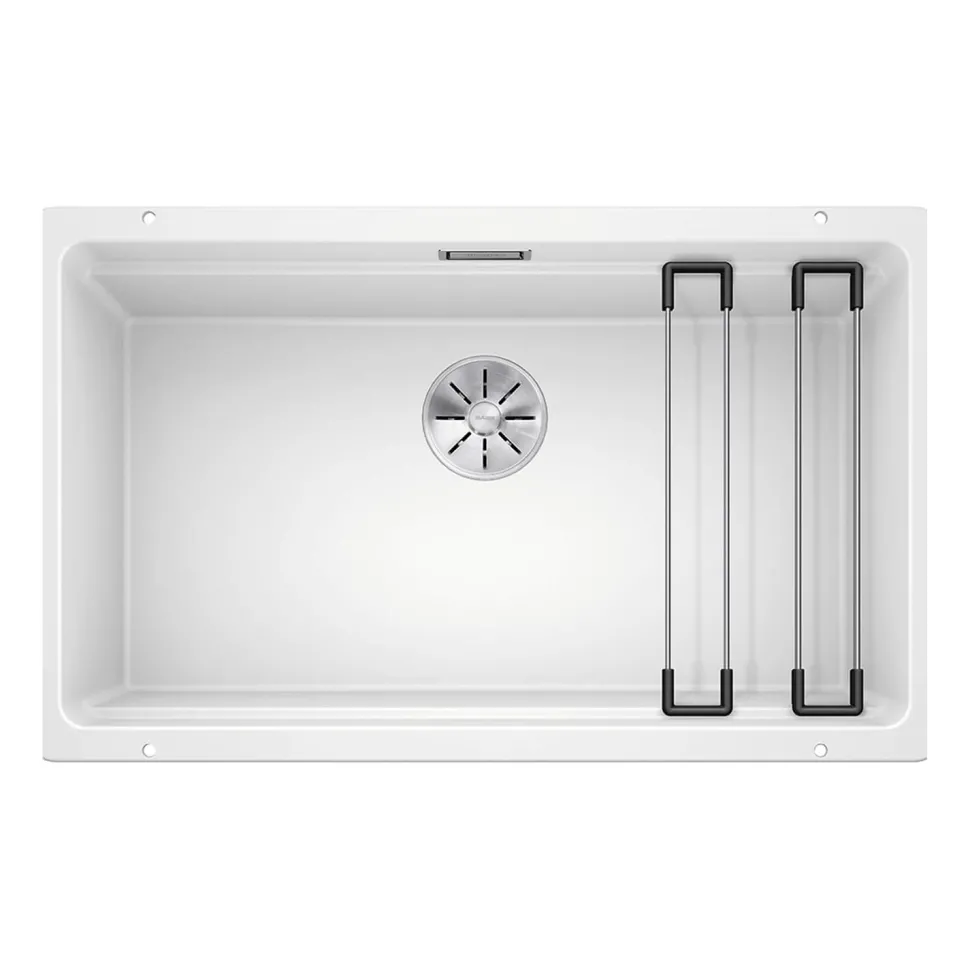 Blanco Etagon 700-U Extra Large 1 Bowl Silgranit Composite Undermount Kitchen Sink & Waste - 730 x 460mm