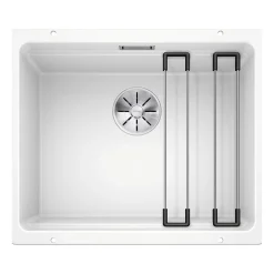 Blanco Etagon 500-U Large 1 Bowl Silgranit Composite Undermount Kitchen Sink & Waste - 530 x 460mm