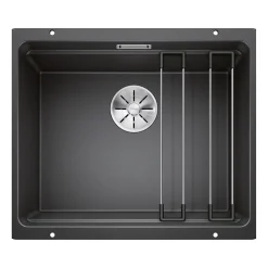 Blanco Etagon 500-U Large 1 Bowl Silgranit Composite Undermount Kitchen Sink & Waste - 530 x 460mm