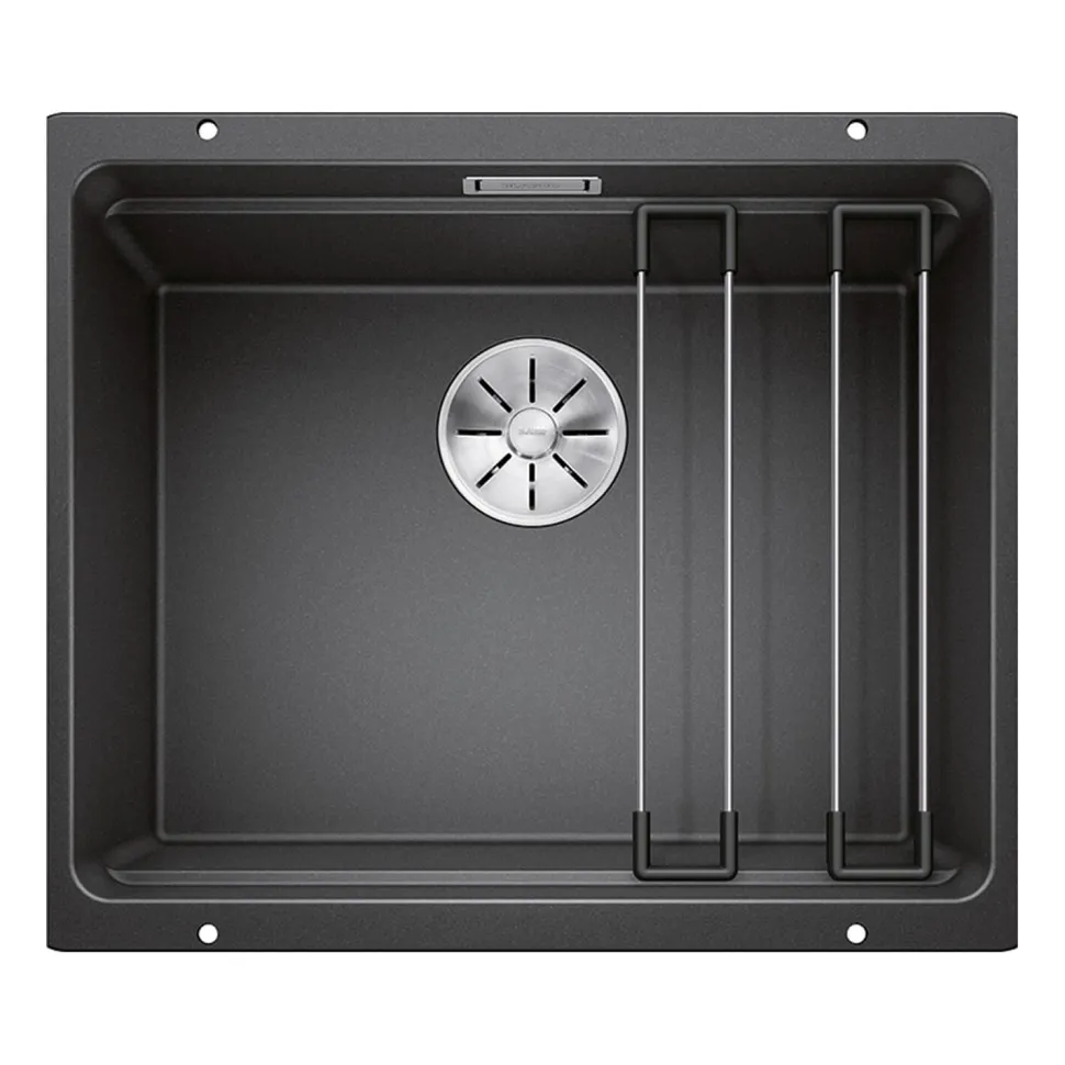 Blanco Etagon 500-U Large 1 Bowl Silgranit Composite Undermount Kitchen Sink & Waste - 530 x 460mm
