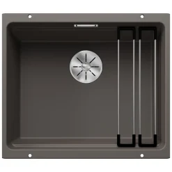 Blanco Etagon 500-U Large 1 Bowl Silgranit Composite Undermount Kitchen Sink & Waste - 530 x 460mm