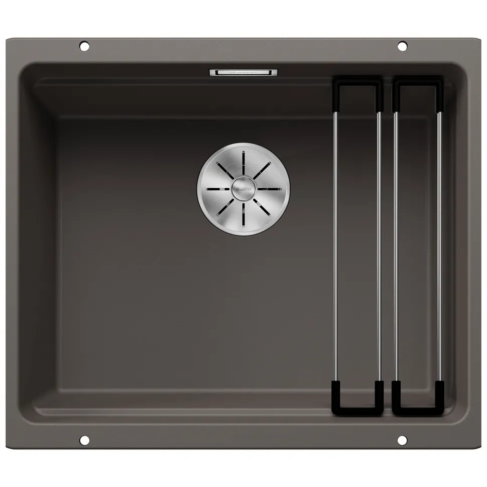 Blanco Etagon 500-U Large 1 Bowl Silgranit Composite Undermount Kitchen Sink & Waste - 530 x 460mm