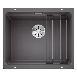 Blanco Etagon 500-U Large 1 Bowl Silgranit Composite Undermount Kitchen Sink & Waste - 530 x 460mm