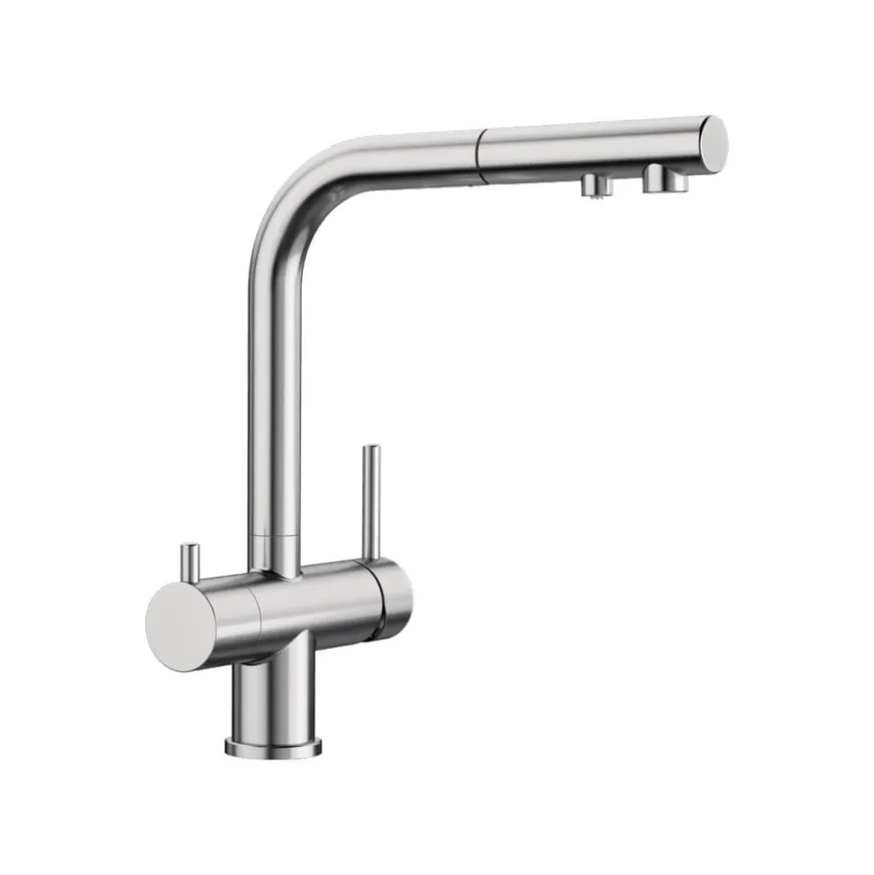 Blanco Fontas-S II 3-in-1 Warm, Cold and Filtered Cold Water Mono Pull Out Kitchen Mixer Tap