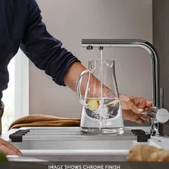 Blanco Fontas-S II 3-in-1 Warm, Cold and Filtered Cold Water Mono Pull Out Kitchen Mixer Tap