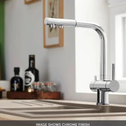 Blanco Fontas-S II 3-in-1 Warm, Cold and Filtered Cold Water Mono Pull Out Kitchen Mixer Tap