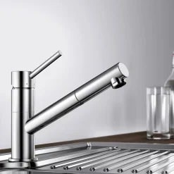 Blanco Kano-S Single Lever Mono Pull Out Kitchen Mixer Tap