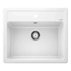 Blanco Legra 6 1 Bowl Silgranit Composite Kitchen Sink & Waste with Tap Ledge - 585 x 500mm