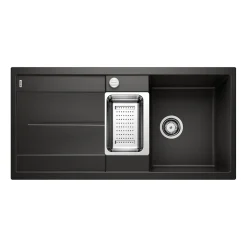 Blanco Metra 6 S 1.5 Bowl Inset Silgranit Composite Kitchen Sink & Waste with Reversible Drainer - 1000 x 500mm