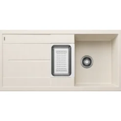 Blanco Metra 6 S 1.5 Bowl Inset Silgranit Composite Kitchen Sink & Waste with Reversible Drainer - 1000 x 500mm
