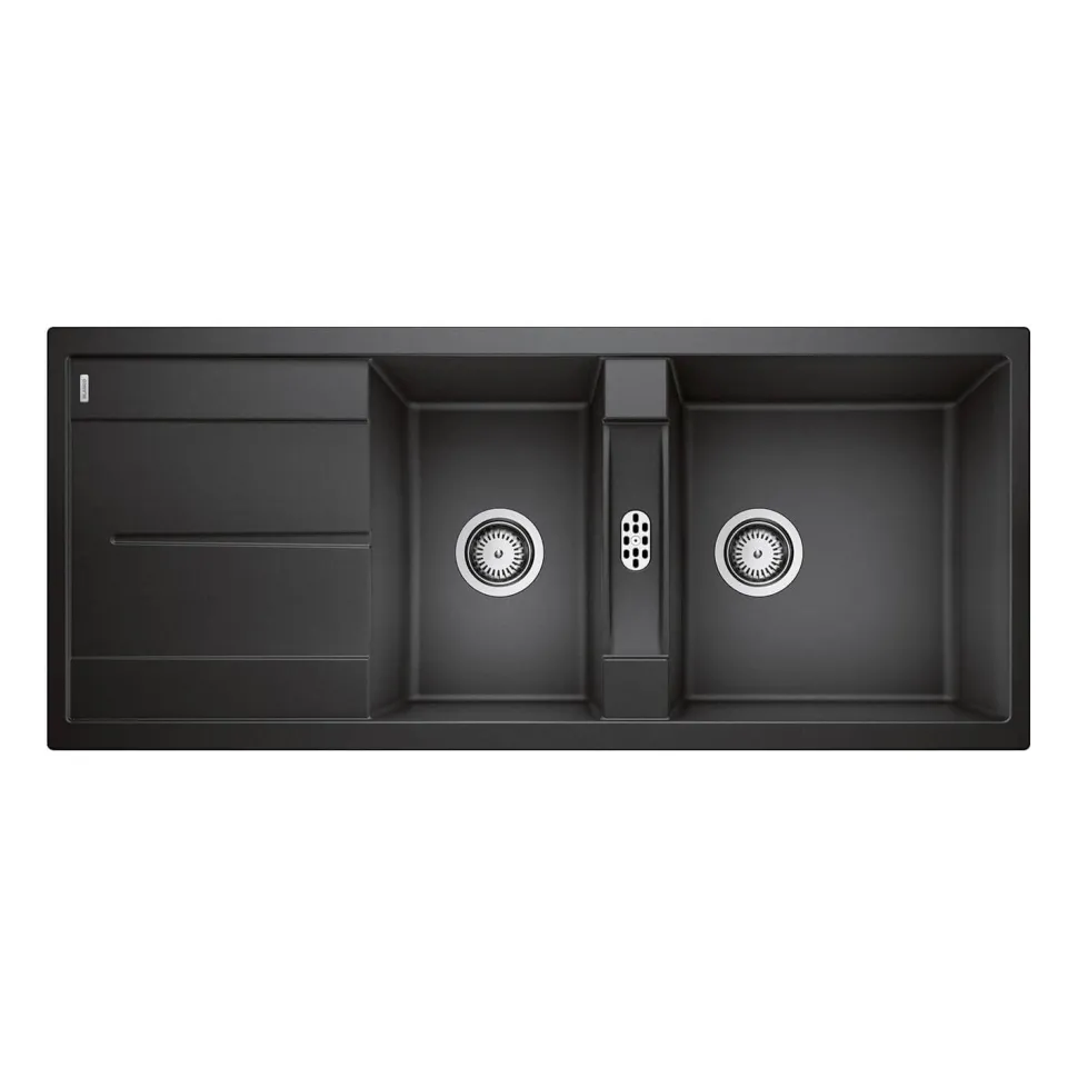Blanco Metra 8 S 1.5 Bowl Inset Silgranit Composite Kitchen Sink & Waste with Reversible Drainer - 1160 x 500mm
