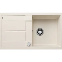 Blanco Metra 5 S Compact 1 Bowl Inset Silgranit Composite Kitchen Sink & Waste with Reversible Drainer - 860 x 500mm