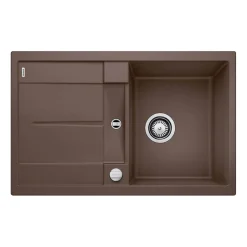 Blanco Metra 45 S Ultra Compact 1 Bowl Inset Silgranit Composite Kitchen Sink & Waste with Reversible Drainer - 780 x 500mm