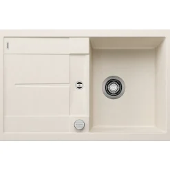 Blanco Metra 45 S Ultra Compact 1 Bowl Inset Silgranit Composite Kitchen Sink & Waste with Reversible Drainer - 780 x 500mm