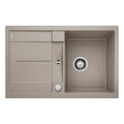 Blanco Metra 45 S Ultra Compact 1 Bowl Inset Silgranit Composite Kitchen Sink & Waste with Reversible Drainer - 780 x 500mm