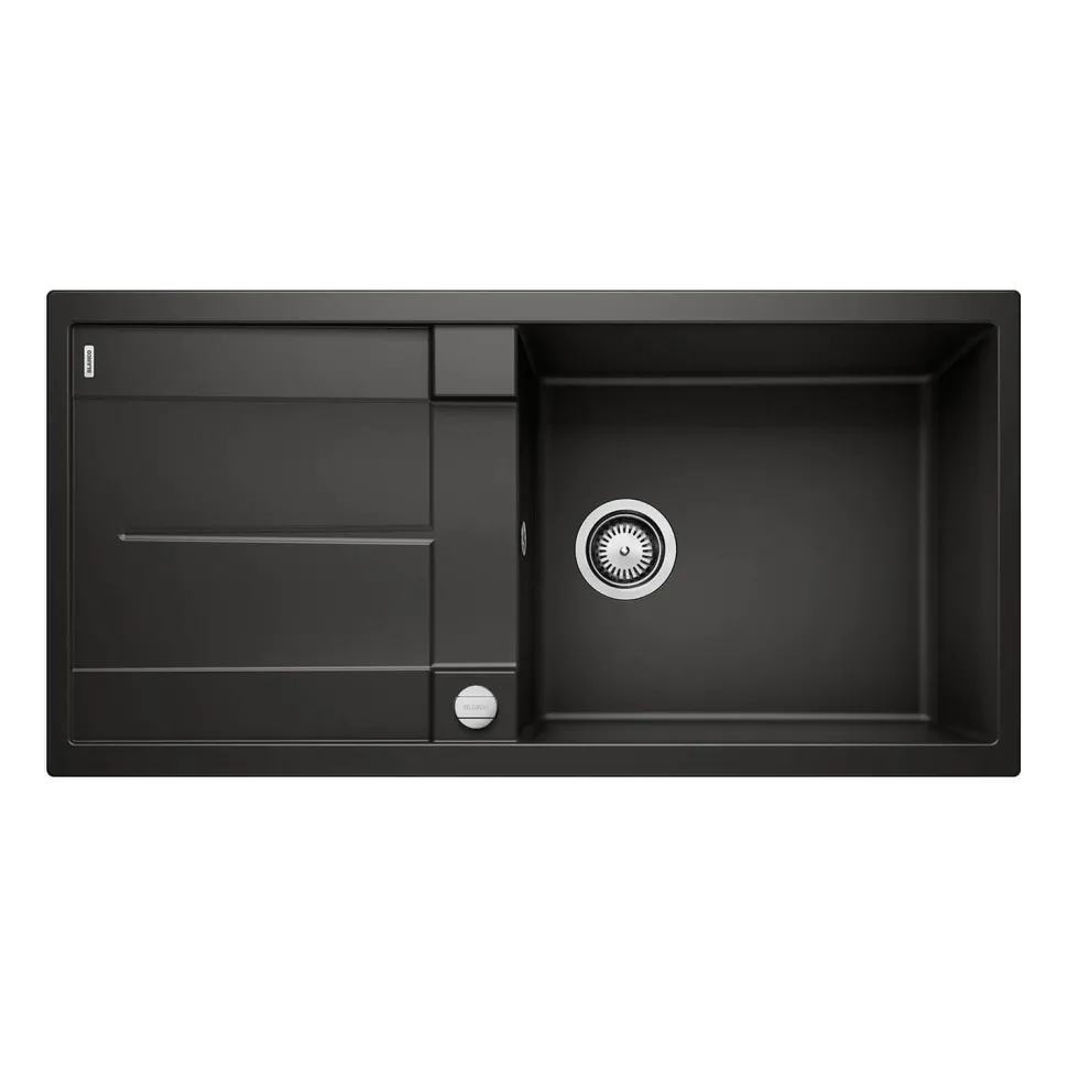 Blanco Metra XL 6 S 1 Bowl Inset Silgranit Composite Kitchen Sink & Waste with Reversible Drainer - 1000 x 500mm