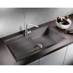 Blanco Metra XL 6 S 1 Bowl Inset Silgranit Composite Kitchen Sink & Waste with Reversible Drainer - 1000 x 500mm