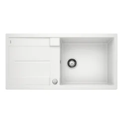 Blanco Metra XL 6 S 1 Bowl Inset Silgranit Composite Kitchen Sink & Waste with Reversible Drainer - 1000 x 500mm