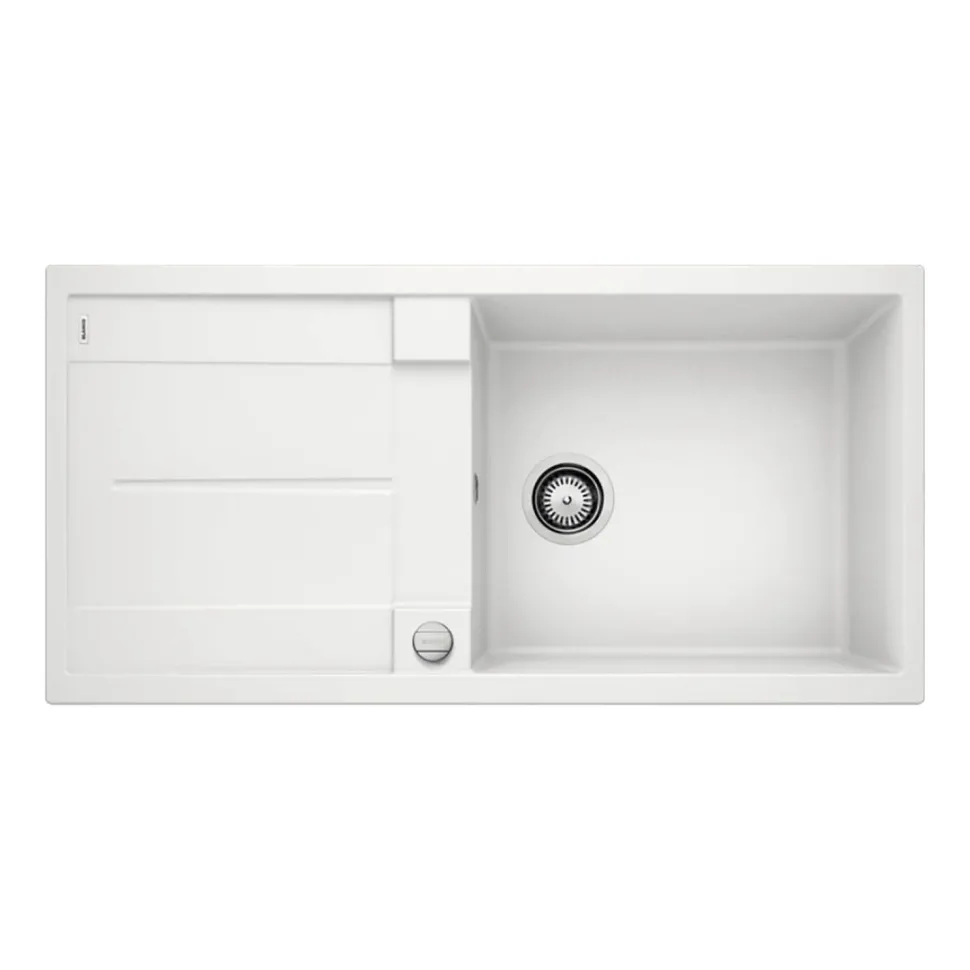 Blanco Metra XL 6 S 1 Bowl Inset Silgranit Composite Kitchen Sink & Waste with Reversible Drainer - 1000 x 500mm