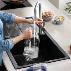 Blanco Metra XL 6 S 1 Bowl Inset Silgranit Composite Kitchen Sink & Waste with Reversible Drainer - 1000 x 500mm