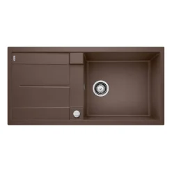 Blanco Metra XL 6 S 1 Bowl Inset Silgranit Composite Kitchen Sink & Waste with Reversible Drainer - 1000 x 500mm