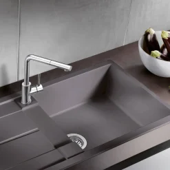 Blanco Mila-S Single Lever Mono Pull Out Kitchen Mixer Tap