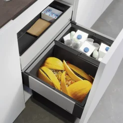 Blanco Select II 60/2 Orga 49 litre 2 Container Waste Organiser for 600mm Kitchen Cabinets