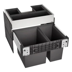 Blanco Select II 60/2 Orga 49 litre 2 Container Waste Organiser for 600mm Kitchen Cabinets