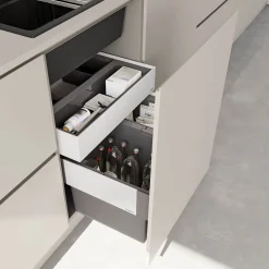 Blanco Select II 60/2 Orga 49 litre 2 Container Waste Organiser for 600mm Kitchen Cabinets