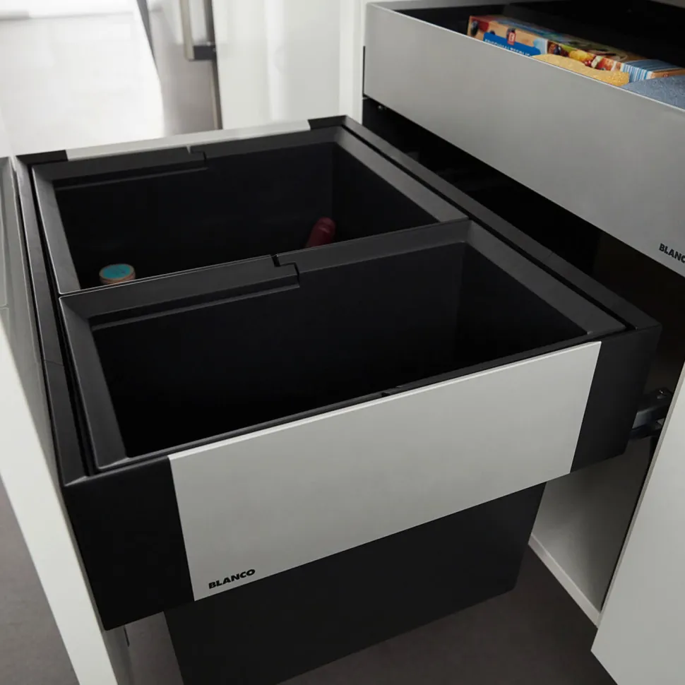 Blanco Select II 60/2 Orga 49 litre 2 Container Waste Organiser for 600mm Kitchen Cabinets