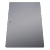 Blanco Silver Coloured Safety Glass Chopping Board