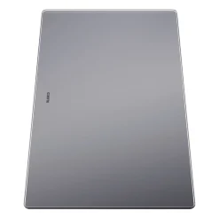 Blanco Silver Coloured Safety Glass Chopping Board