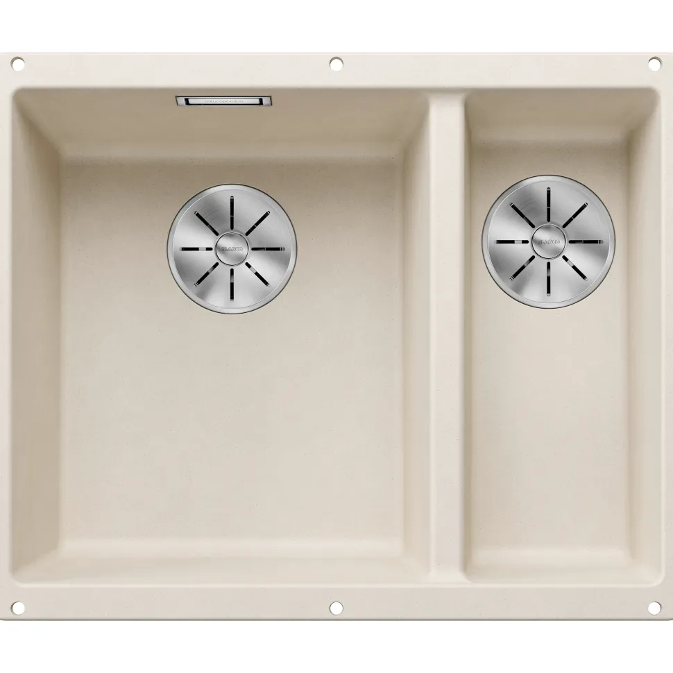 Blanco Subline 1.5 Bowl Undermount Silgranit Composite Kitchen Sink & Waste - 555 x 460mm