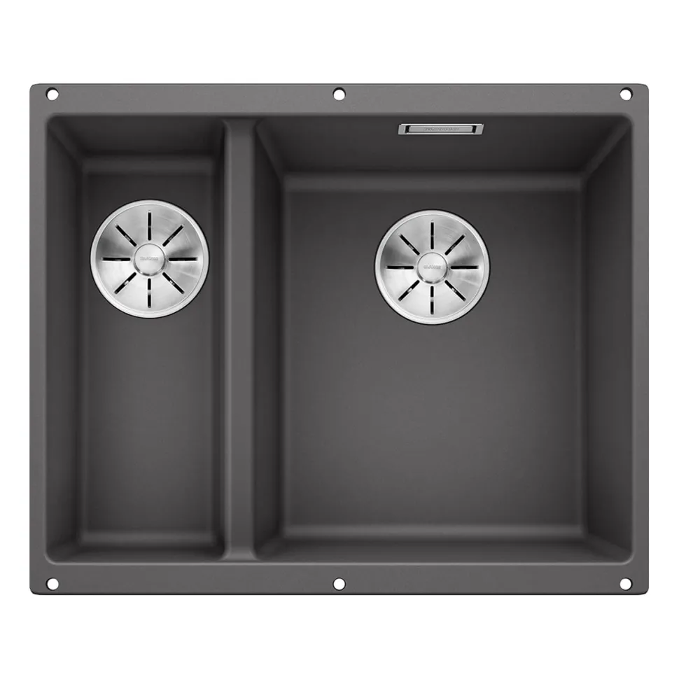 Blanco Subline 1.5 Bowl Undermount Silgranit Composite Kitchen Sink & Waste - 555 x 460mm