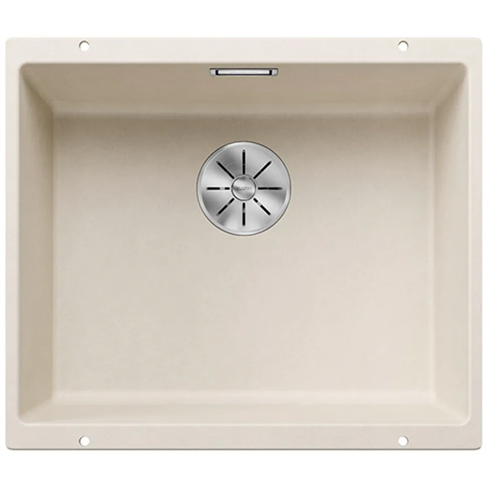 Blanco Subline 500-U 1 Bowl Undermount Silgranit Composite Kitchen Sink & Waste - 530 x 460mm