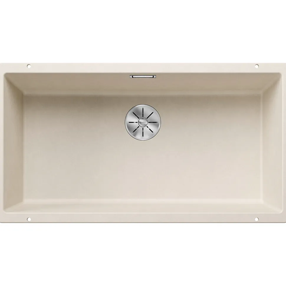 Blanco Subline 800-U Extra Large 1 Bowl Undermount Silgranit Composite Kitchen Sink & Waste - 830 x 460mm