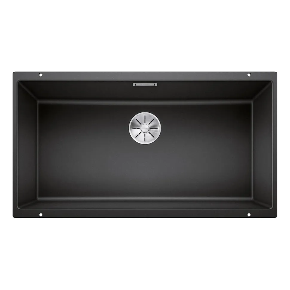 Blanco Subline 800-U Extra Large 1 Bowl Undermount Silgranit Composite Kitchen Sink & Waste - 830 x 460mm