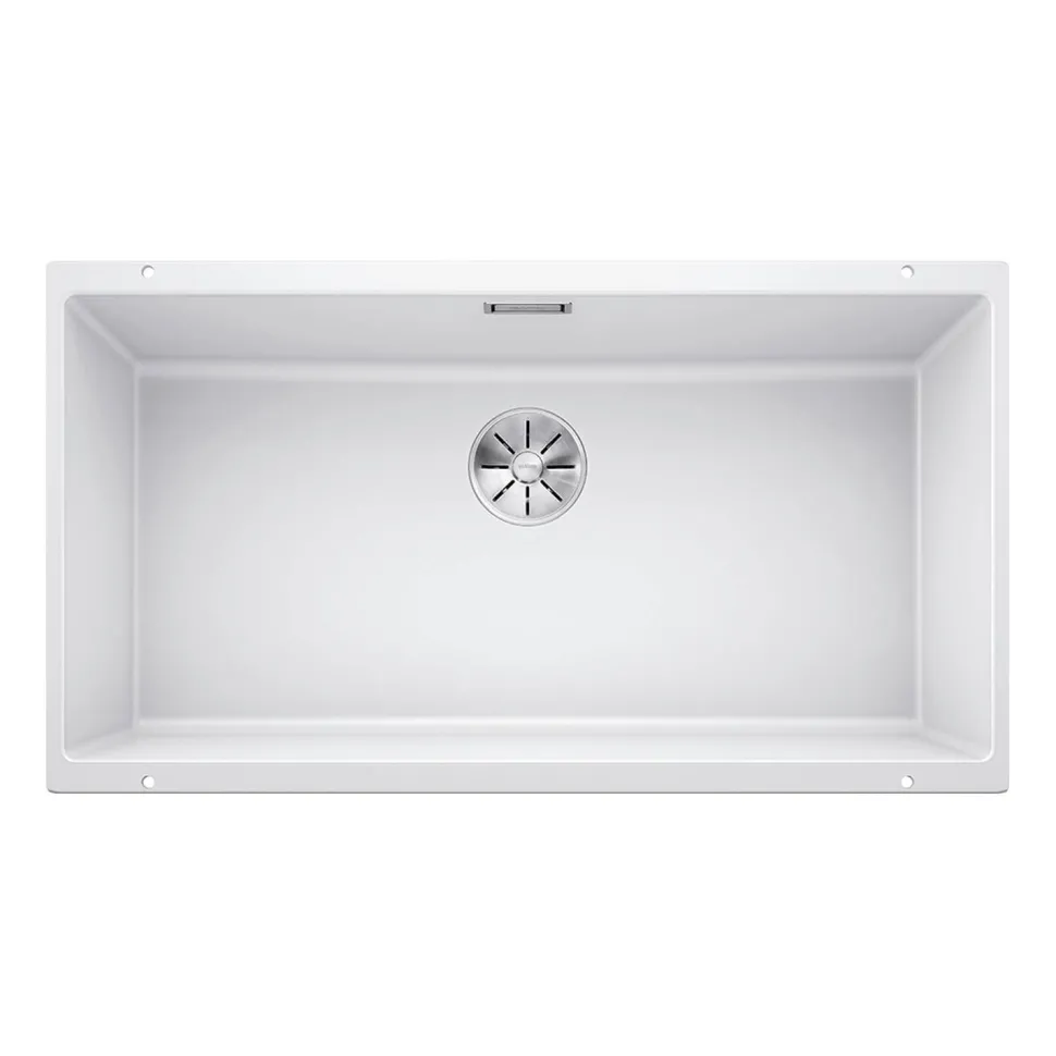 Blanco Subline 800-U Extra Large 1 Bowl Undermount Silgranit Composite Kitchen Sink & Waste - 830 x 460mm