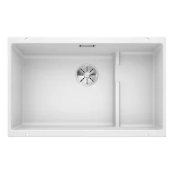 Blanco Subline 700-U Extra Large Stepped 1 Bowl Undermount Silgranit Composite Kitchen Sink & Waste - 730 x 460mm